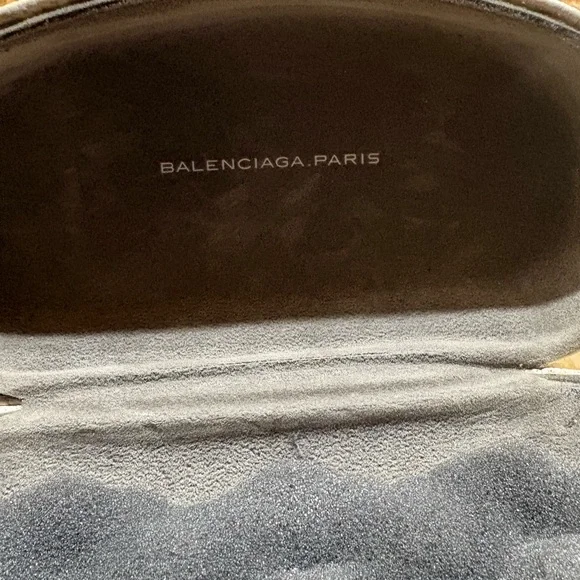 Balenciaga Silver and Black Sunglasses - Picture 6 of 12